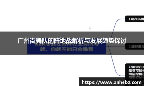 广州街舞队的阵地战解析与发展趋势探讨